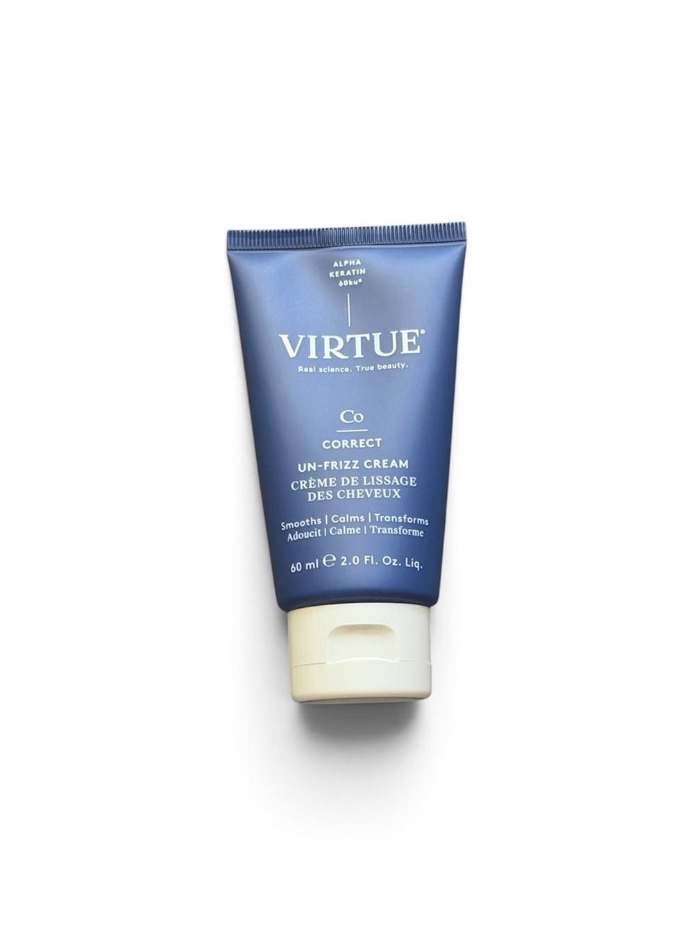 Virtue Co Correct Un-Frizz Cream 2oz new